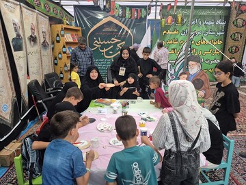 فعالیتهای فرهنگی -خدماتی اداره کل کتابخانه های عمومی استان کردستان در موکب مرز باشماق