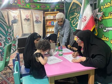 فعالیتهای فرهنگی -خدماتی اداره کل کتابخانه های عمومی استان کردستان در موکب مرز باشماق