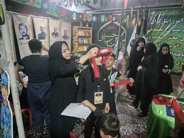 فعالیتهای فرهنگی -خدماتی اداره کل کتابخانه های عمومی استان کردستان در موکب مرز باشماق