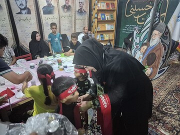 فعالیتهای فرهنگی -خدماتی اداره کل کتابخانه های عمومی استان کردستان در موکب مرز باشماق