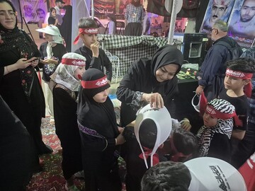 فعالیتهای فرهنگی -خدماتی اداره کل کتابخانه های عمومی استان کردستان در موکب مرز باشماق