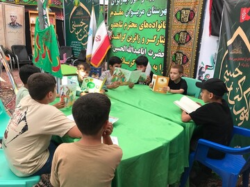 فعالیتهای فرهنگی -خدماتی اداره کل کتابخانه های عمومی استان کردستان در موکب مرز باشماق