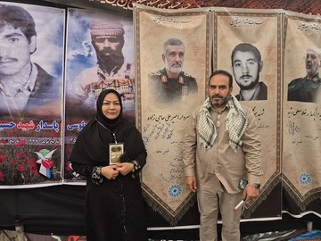 بازدید مسئولان از موکب فرهنگی کتابخانه‌های عمومی کردستان در مرز باشماق