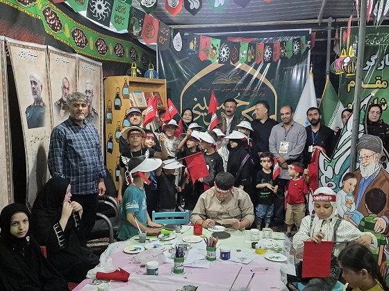 فعالیت «موکب کتاب حسینی» در مرز باشماق کردستان