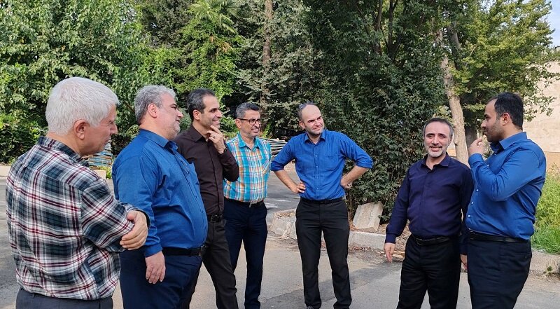 مدیرکل راه و شهرسازی گیلان و شهردار رشت، از بزرگترین پروژه فرهنگی شمال کشور بازدید کردند