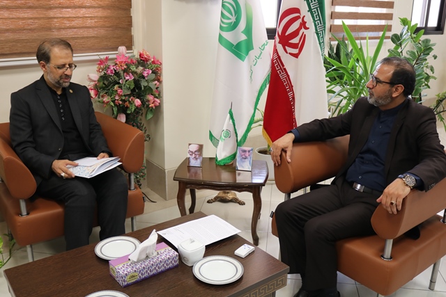 دیدار مدیرکل کتابخانه‌های عمومی با مدیرکل دیوان محاسبات استان سمنان