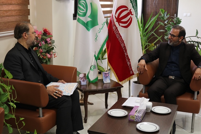 دیدار مدیرکل کتابخانه‌های عمومی با مدیرکل دیوان محاسبات استان سمنان