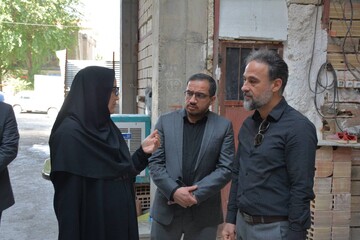 بازدید دبیرکل نهاد از پروژه کتابخانه مرکزی کرمانشاه