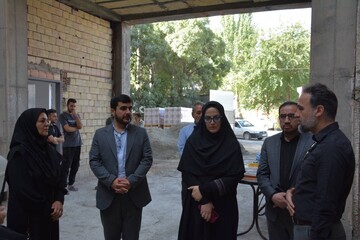بازدید دبیرکل نهاد از پروژه کتابخانه مرکزی کرمانشاه