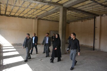 بازدید دبیرکل نهاد از پروژه کتابخانه مرکزی کرمانشاه