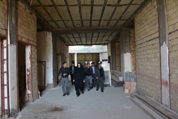 بازدید دبیرکل نهاد از پروژه کتابخانه مرکزی کرمانشاه