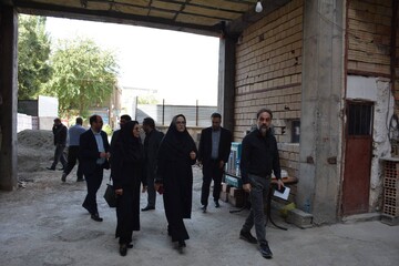 بازدید دبیرکل نهاد از پروژه کتابخانه مرکزی کرمانشاه