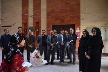 استفبال از دبیرکل نهاد در کتابخانه امیرکبیر کرمانشاه