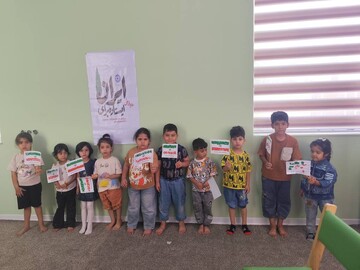 پویش نقاشی و کاردستی در محل کتابخانه عمومی عطایی شهرستان بهاباد برگزار شد