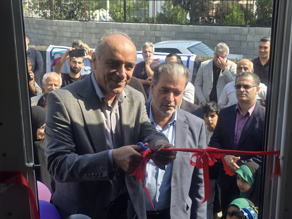 کتابخانه سیار چالوس افتتاح شد