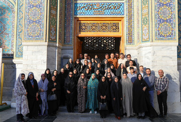 بازدید کتابداران برگزیده بوت کمپ  از کتابخانه مرکزی آستان قدس رضوی مشهد