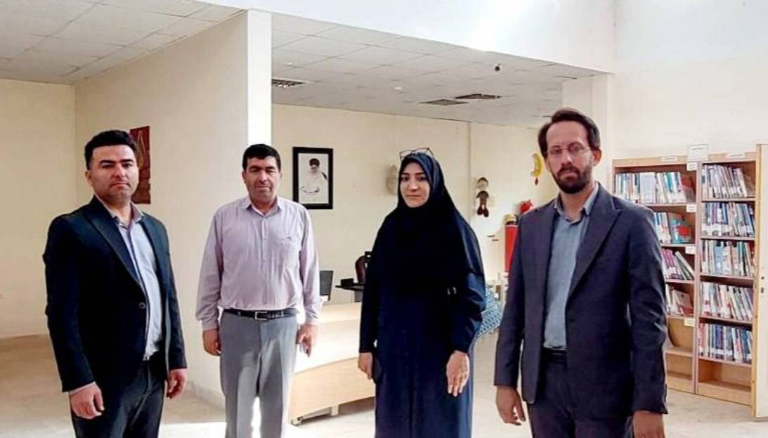 بازدید سرپرست اداره‌کل کتابخانه‌های عمومی لرستان از کتابخانه‌های شهرستان چگنی و روستای چمپلک