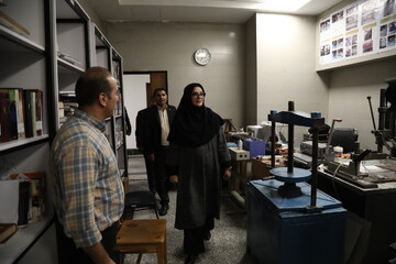 بازدید آزاده نظربلند دبیرکل نهاد از کتابخانه مرکزی امام خمینی (قدس سره) مشهد