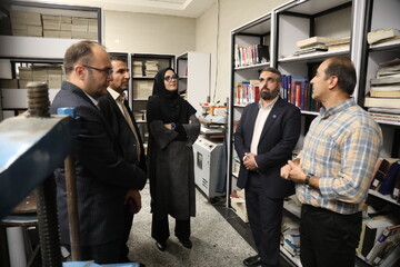 بازدید آزاده نظربلند دبیرکل نهاد از کتابخانه مرکزی امام خمینی (قدس سره) مشهد