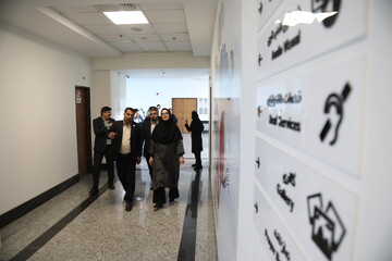 بازدید آزاده نظربلند دبیرکل نهاد از کتابخانه مرکزی امام خمینی (قدس سره) مشهد