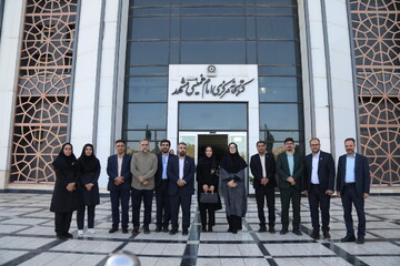 بازدید آزاده نظربلند دبیرکل نهاد از کتابخانه مرکزی امام خمینی (قدس سره) مشهد