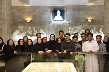 آیین «حماسه ای برای ایران» در آرامگاه فردوسی مشهد مقدس برگزار شد