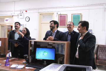 بازدید معاونین نهاد کتابخانه‌های عمومی کشور از کتابخانه های دکتر شریعتی و  فردوسی  شهرستان مشهد