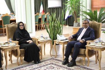 دیدار آزاده نظربلند با استاندار خراسان رضوی