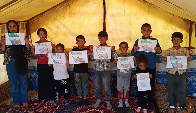 کتاب، مهمان چادرهای کودکان عشایر سیلوانای ارومیه شد