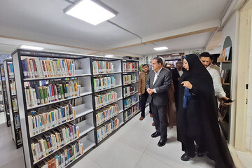 بازگشایی کتابخانه پروین