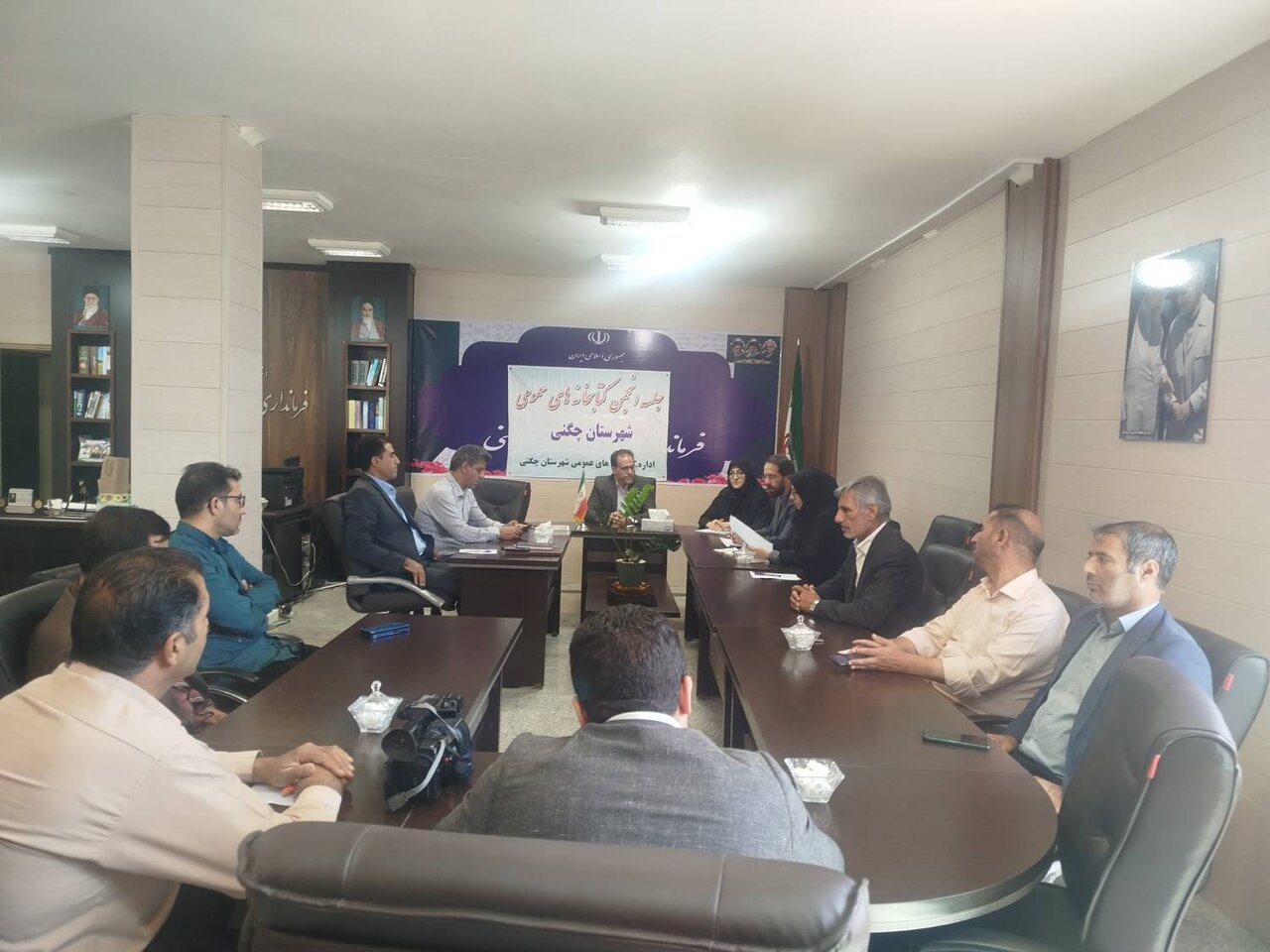 تأکید فرماندار چگنی و سرپرست کتابخانه‌های لرستان بر توسعه فرهنگی و تکمیل پروژه‌ها