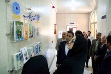بازدید دبیرکل نهاد از کتابخانه عمومی شهید علی علمی شهرستان نقده