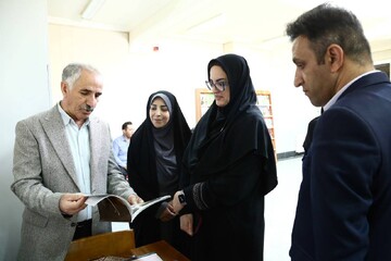 بازدید دبیرکل نهاد از کتابخانه عمومی شهید علی علمی شهرستان نقده