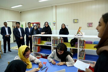 بازدید دبیرکل نهاد از کتابخانه عمومی شهید علی علمی شهرستان نقده