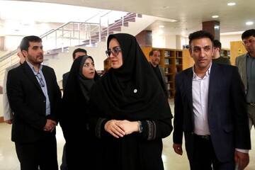 بازدید از کتابخانه عمومی شهدای سولدوز شهرستان نقده