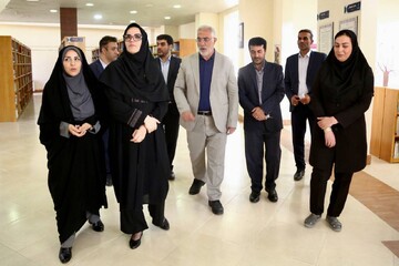 بازدید از کتابخانه عمومی شهدای سولدوز شهرستان نقده