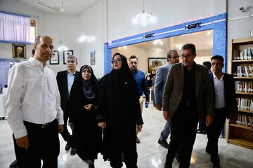بازدید دبیرکل نهاد از کتابخانه عمومی شیخ شلتوت شهرستان مهاباد