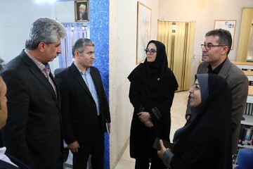 بازدید دبیرکل نهاد از کتابخانه عمومی شیخ شلتوت شهرستان مهاباد