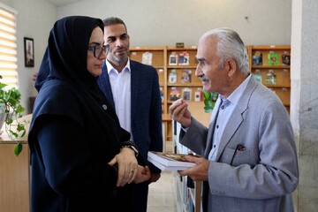 بازدید دبیرکل نهاد از کتابخانه عمومی شیخ شلتوت شهرستان مهاباد