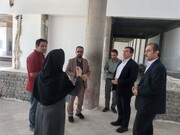 بازدید فرماندار دورود از پروژه کتابخانه شماره ۲ شهرستان