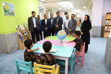 بازگشایی کتابخانه عمومی غدیر کنگان