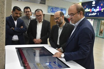 بازدید رئیس سازمان اسناد و کتابخانه ملی ایران از کتابخانه مرکزی تبریز