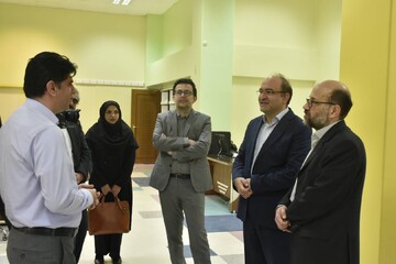 بازدید رئیس سازمان اسناد و کتابخانه ملی ایران از کتابخانه مرکزی تبریز