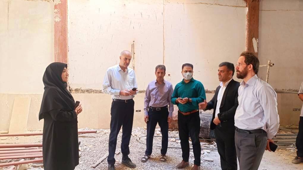 بازدید سرپرست ادارهکل کتابخانههای عمومی لرستان از پروژه درحال احداث کتابخانه درجه یک دلفان