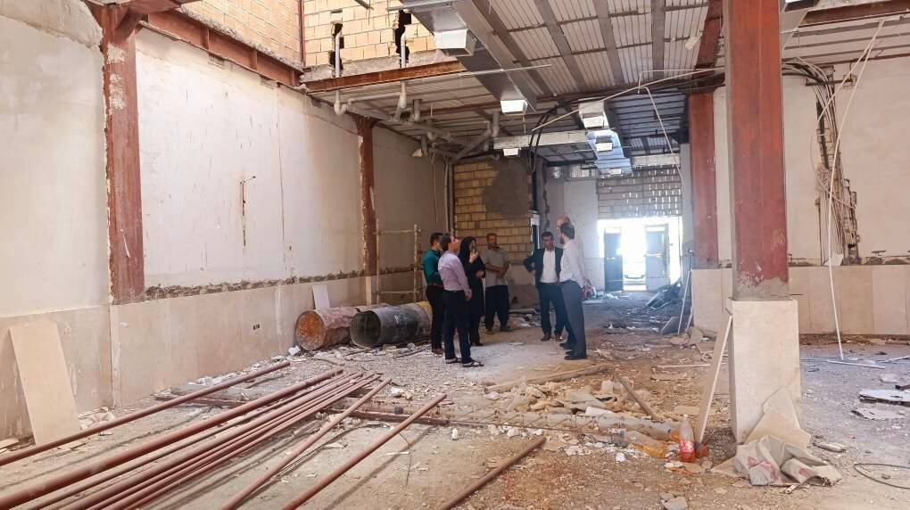 بازدید سرپرست اداره‌کل کتابخانه‌های عمومی لرستان از پروژه درحال احداث کتابخانه درجه یک دلفان