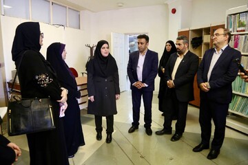 بازدید دبیرکل نهاد از کتابخانه مرکزی ارومیه