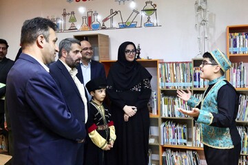 افتتاح بخش کودک و نوجوان و فضای کار اشتراکی کتابخانه مرکزی ارومیه