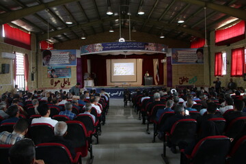 حضور در یادمان شهدای کمنام خفر و شرکت در جلسه شورای اداری خفر