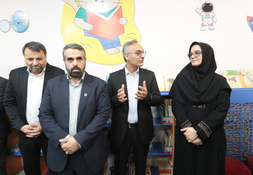 آیین بازگشایی کتابخانه آیت‌الله حائری اردکان