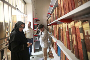 بازدید از کتابخانه فاضل اردکان